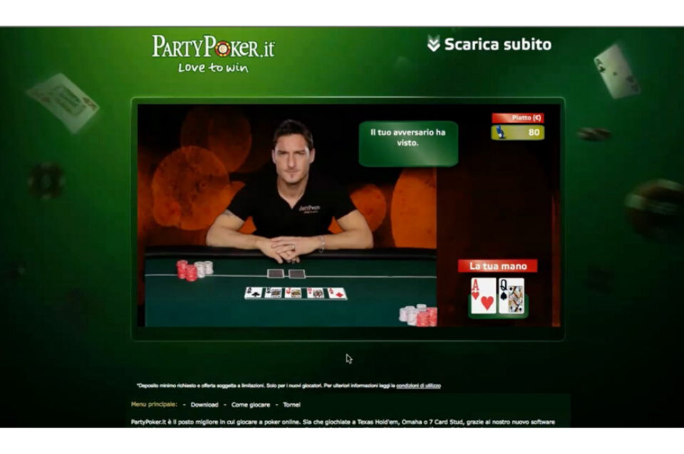 party poker- Totti & Friends
